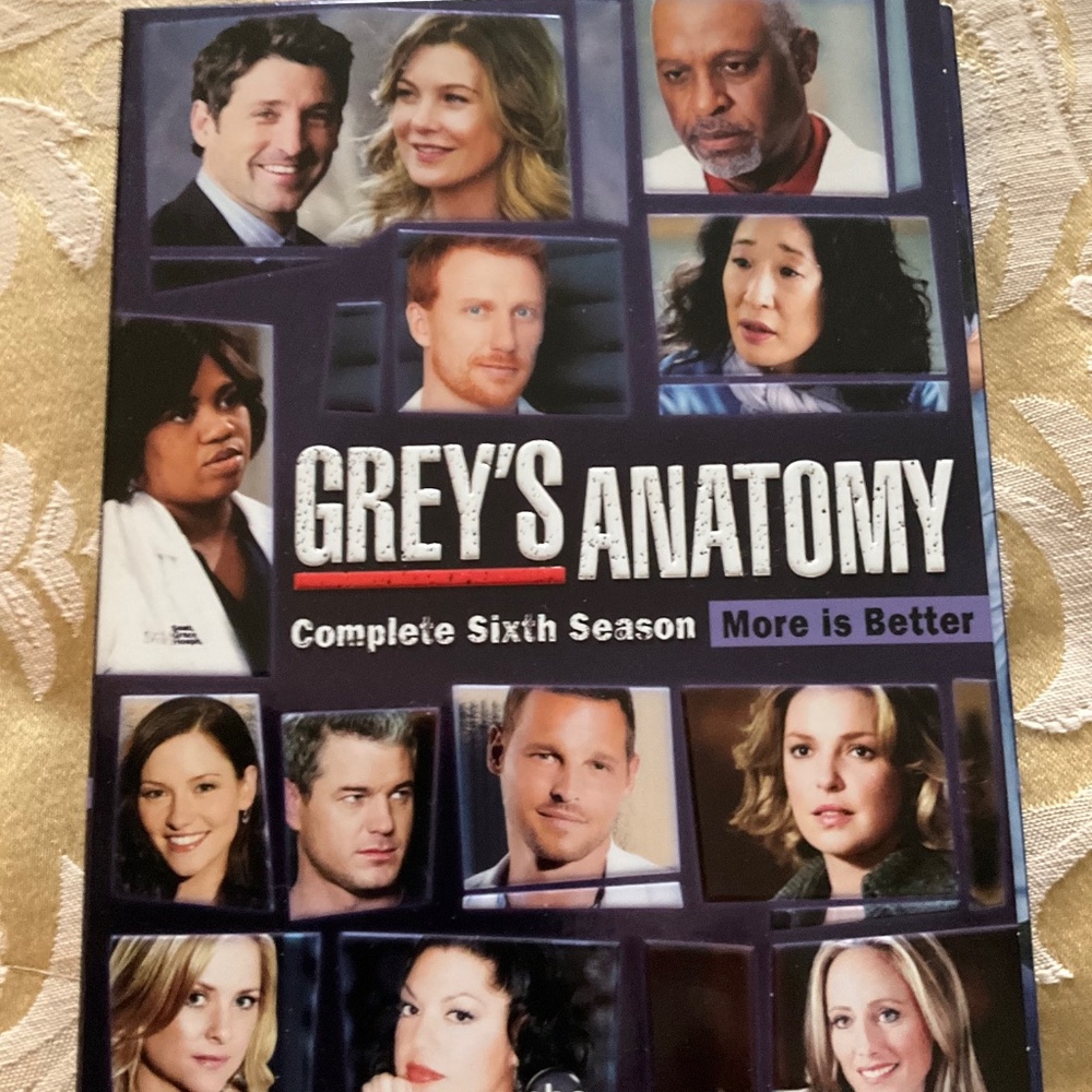 Grey's Anatomy full six season DVD SET never used in original condition